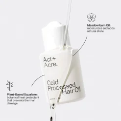 Act+Acre Cold Processed Hair Oil 65ml