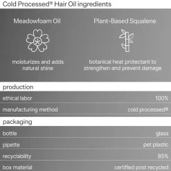 Act+Acre Cold Processed Hair Oil 65ml
