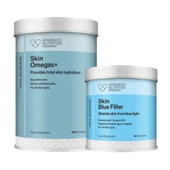 Advanced Nutrition Programme Skin Omegas+ 180 Caps & Complimentary Skin Blue Filter