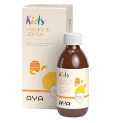 AYA Honey & Lemon  All-natural Syrup 200ml