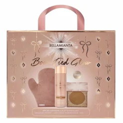 Bellamianta Bow-Tied Glow 3 Piece Set - Dark (liquid gold)