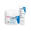 CeraVe Evening Moisturising Routine for Dry Skin, Body and Face Moisturiser with Hyaluronic Acid