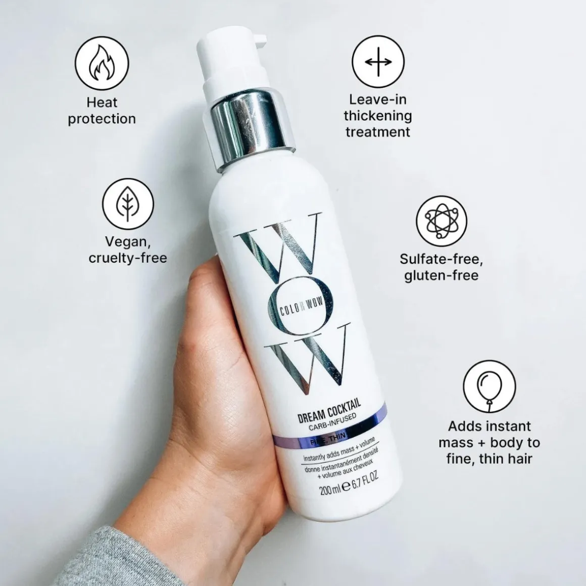 Color Wow Dream Cocktail Carb Infused Fine Hair