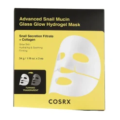 Cosrx Advanced Snail Mucin Glass Glow Hydrogel Mask