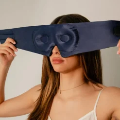 Drowsy Midnight Blue Eyelash Protecting Sleep Mask
