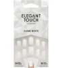 Elegant Touch Core Colour True Cloud White False Nails