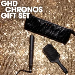 Ghd Chronos Styler Gift Set with Paddle Brush & Bag