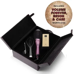 Ghd Duet Blowdry in Cherry with Volume Forever & Dressing Brush