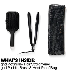 Ghd Platinum+ Styler Gift Set with Paddle Brush & Styler Bag