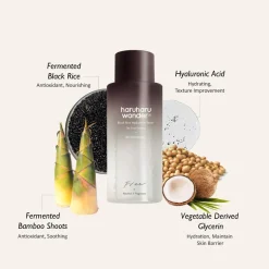 Haru Haru Wonder Black Rice Hyaluronic Toner Free of Alcohol Fragrance 150ml