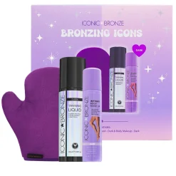 Iconic Bronze Christmas 3pc Set - Bronzing Icons Dark