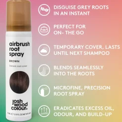 Josh Wood Colour Airbrush Root Spray - Brown