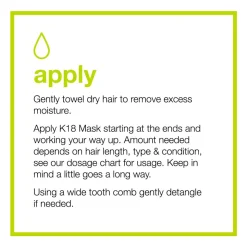 K18 Leave-in Molecular Repair Hair Mask 50ml with FREE K18 HeatBounce Heat Protection 15ml