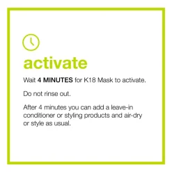 K18 Leave-in Molecular Repair Hair Mask 50ml with FREE K18 HeatBounce Heat Protection 15ml