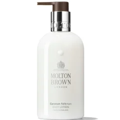 Molton Brown Geranium Nefertum Body Lotion.