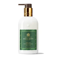 Molton Brown Jubilant Pine & Patchouli Body Lotion.
