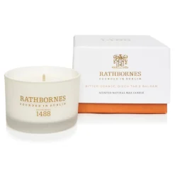 Rathbornes  Bitter Orange, Birch Tar & Balsam 1 Wick Travel Candle
