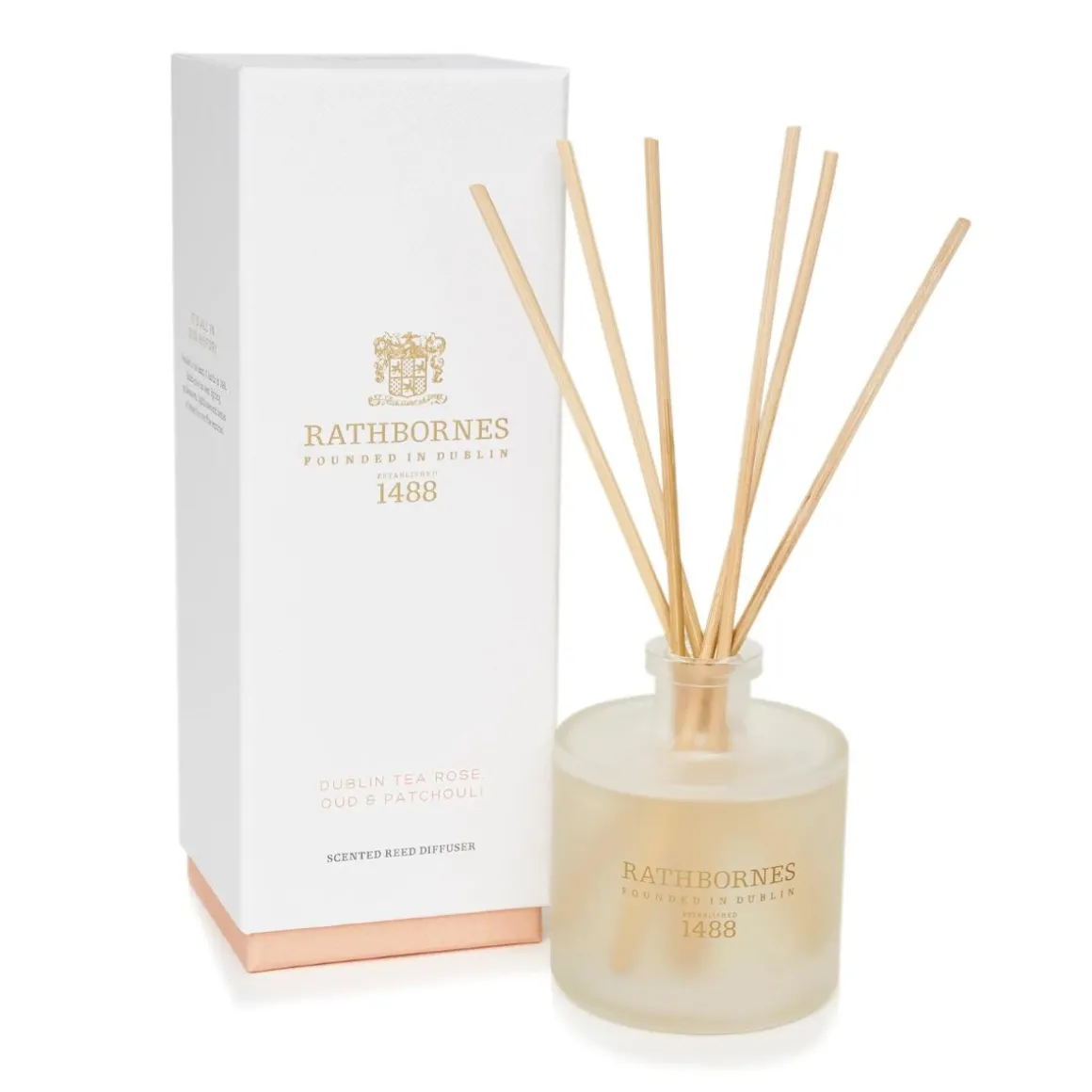 Rathbornes Dublin Tea Rose Reed Diffuser 200ml