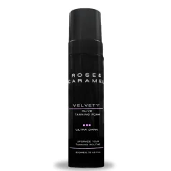 Rose & Caramel Velvety Dark Olive Self Tanning Mousse Ultra Dark