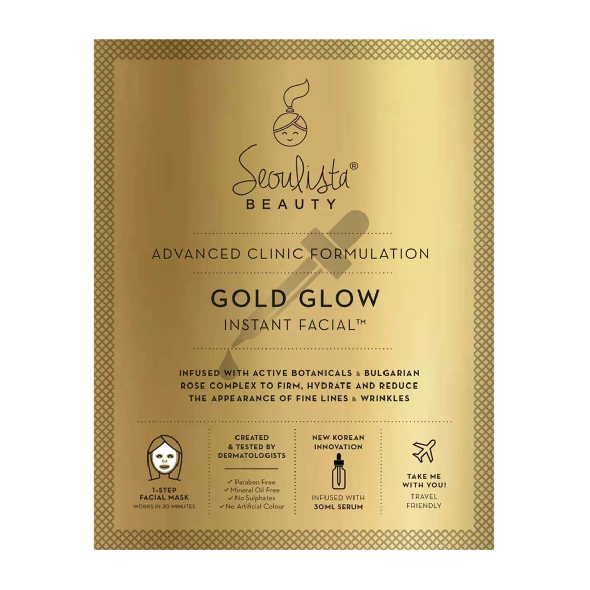 Seoulista Gold Glow Instant Facial