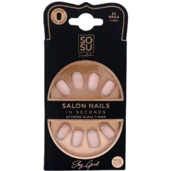 SOSU Cosmetics Salon Nails in Seconds with Nail Glue.