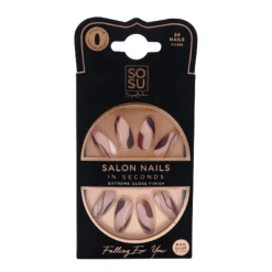 SOSU Cosmetics Salon Nails in Seconds with Nail Glue.