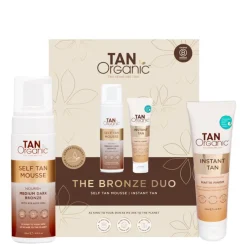 Tan Organic The Bronze Duo Gift Set