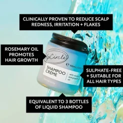 UpCircle Beauty Shampoo Crème with Coconut and Rosemary Oil 100ml