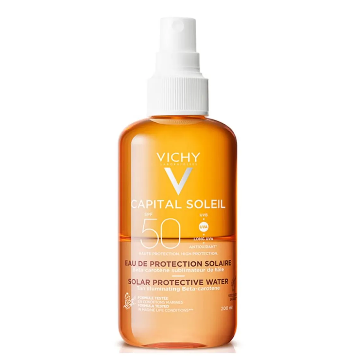 VICHY Capital Soleil Tan Illuminating Sun Protection Water Spray SPF50 200ml