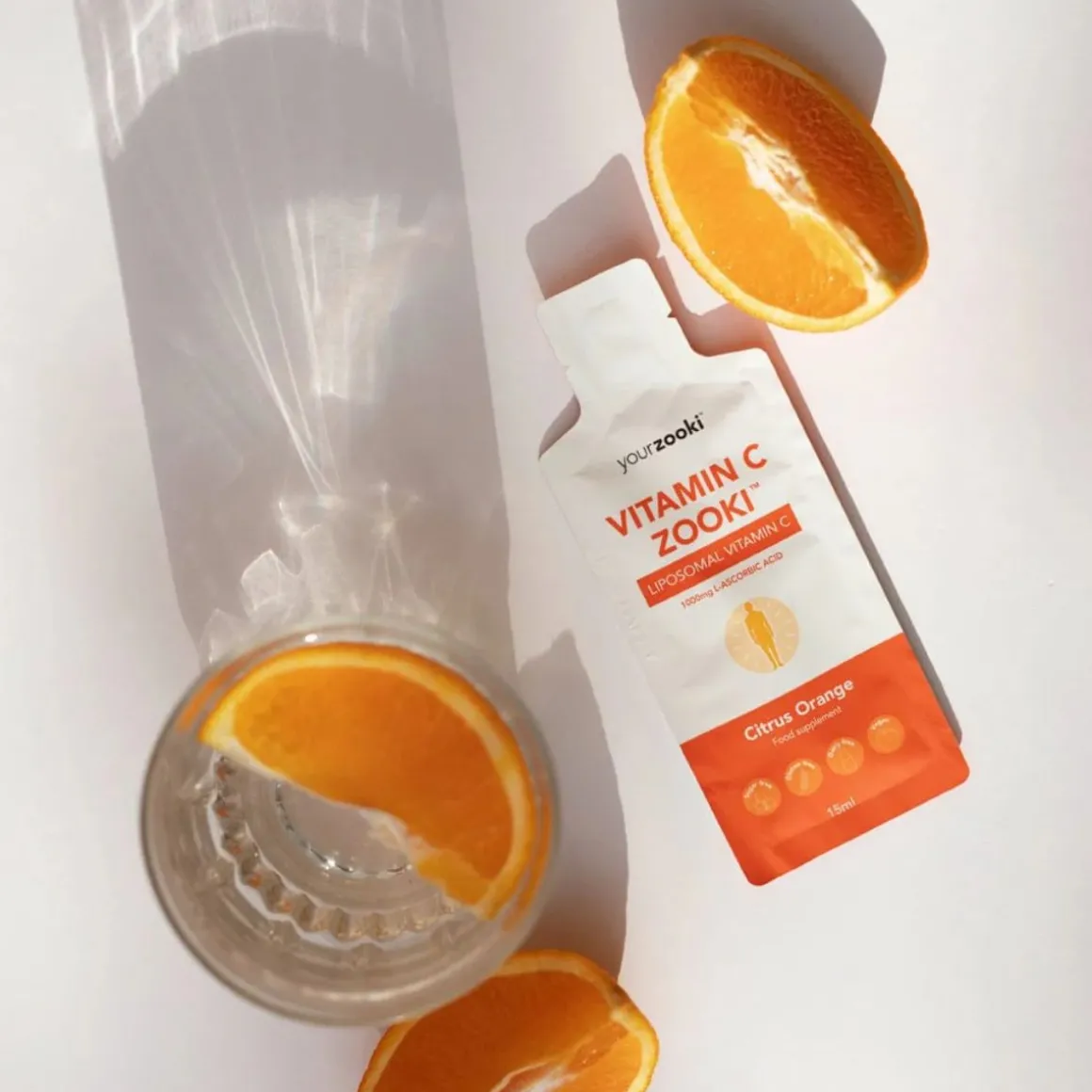 Zooki Liposomal Vitamin C Citrus Orange 14 Pack