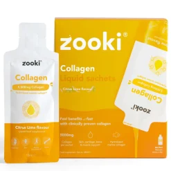 Zooki Marine Collagen Citrus Lime Flavour 30 Pack